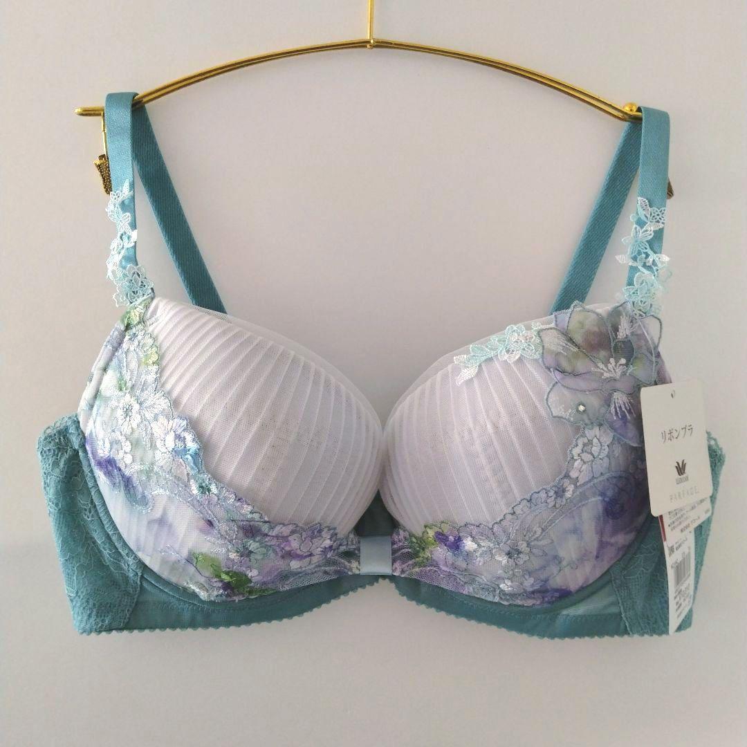 【新品】ワコール《パルファージュ》リボンブラ E75/L