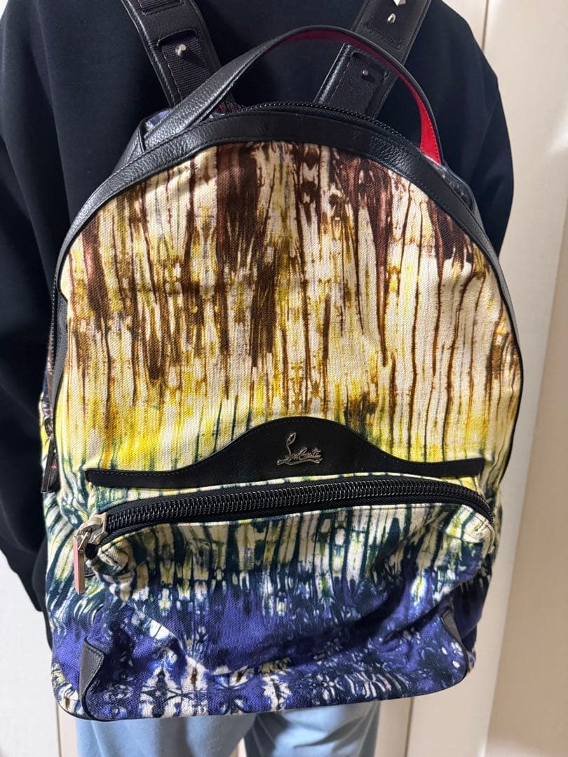 Christian Louboutin タイダイ柄 リュック Christian Louboutin】クリスチャンルブタン『グラフィティ ナイロン