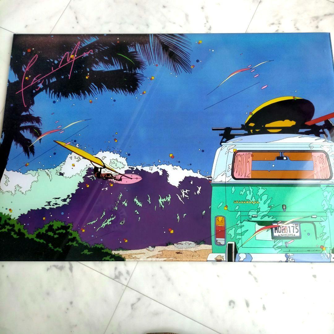鈴木英人 VAN & WINDSURF 2001年 ガラスアートピクチャー - メルカリ