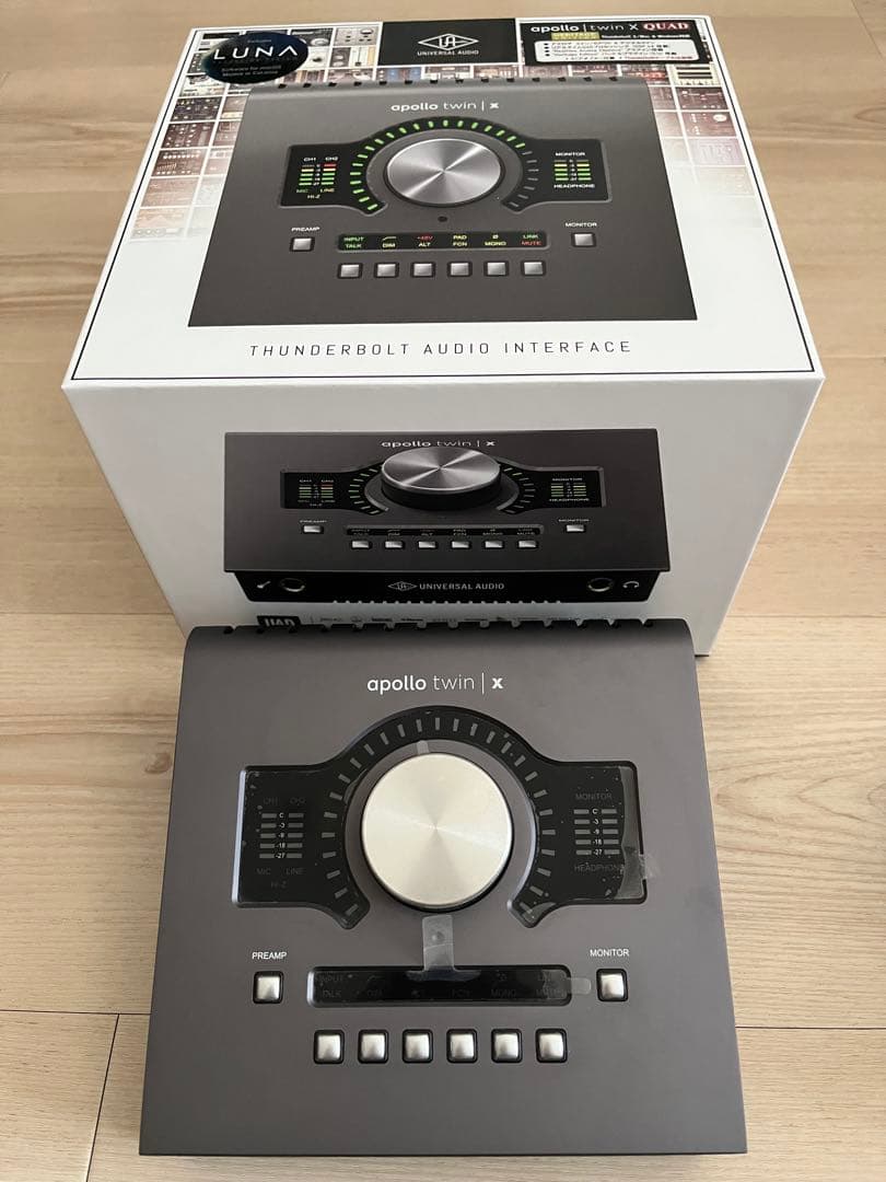 DTM・DAW apollo twin x Thunderbolt QUAD