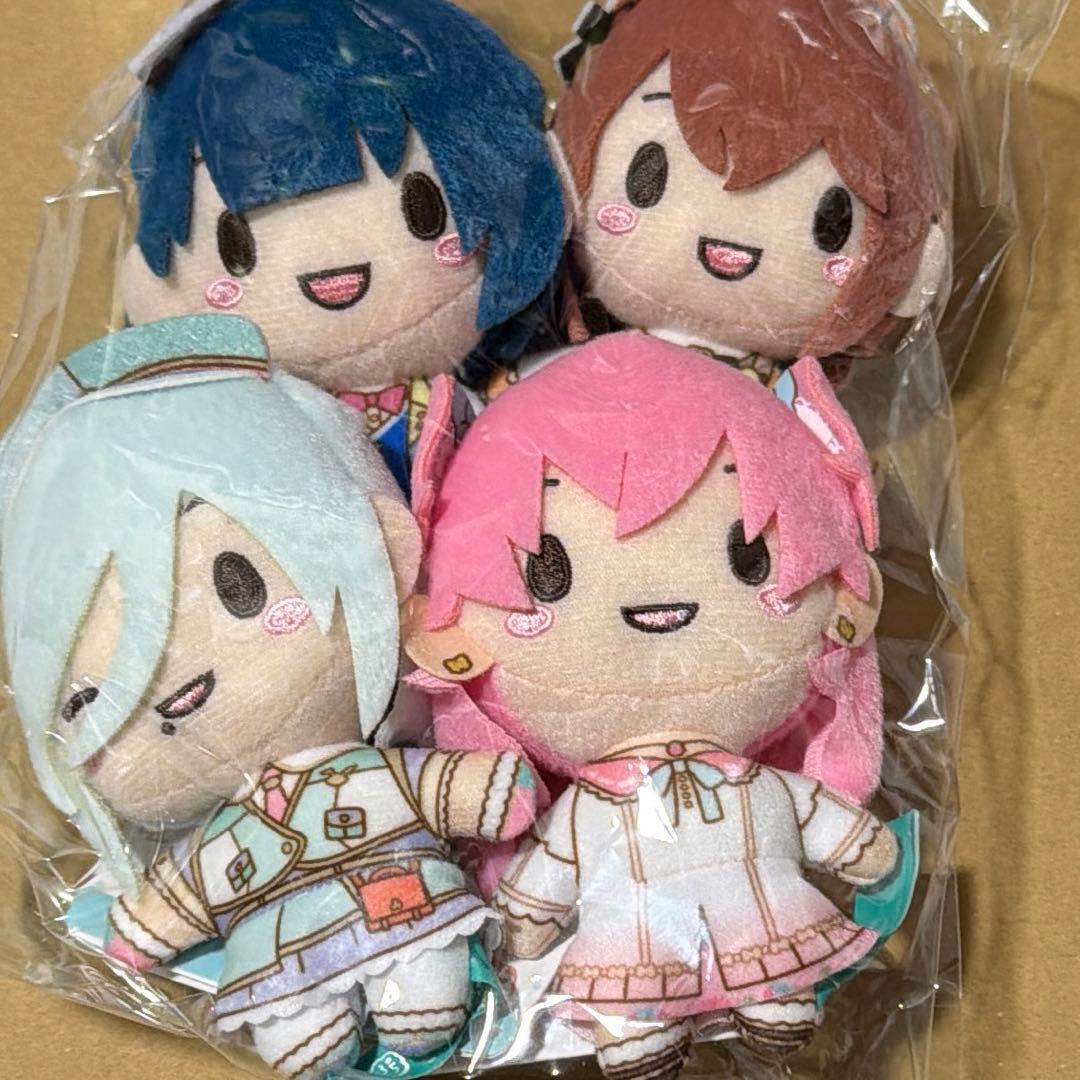 プロジェクトセカイ　ふわぷちマスコット　モモジャンサンリオコラボ　4種セット プロジェクトセカイ カラフルステージ！ feat. 初音ミク×サンリオ