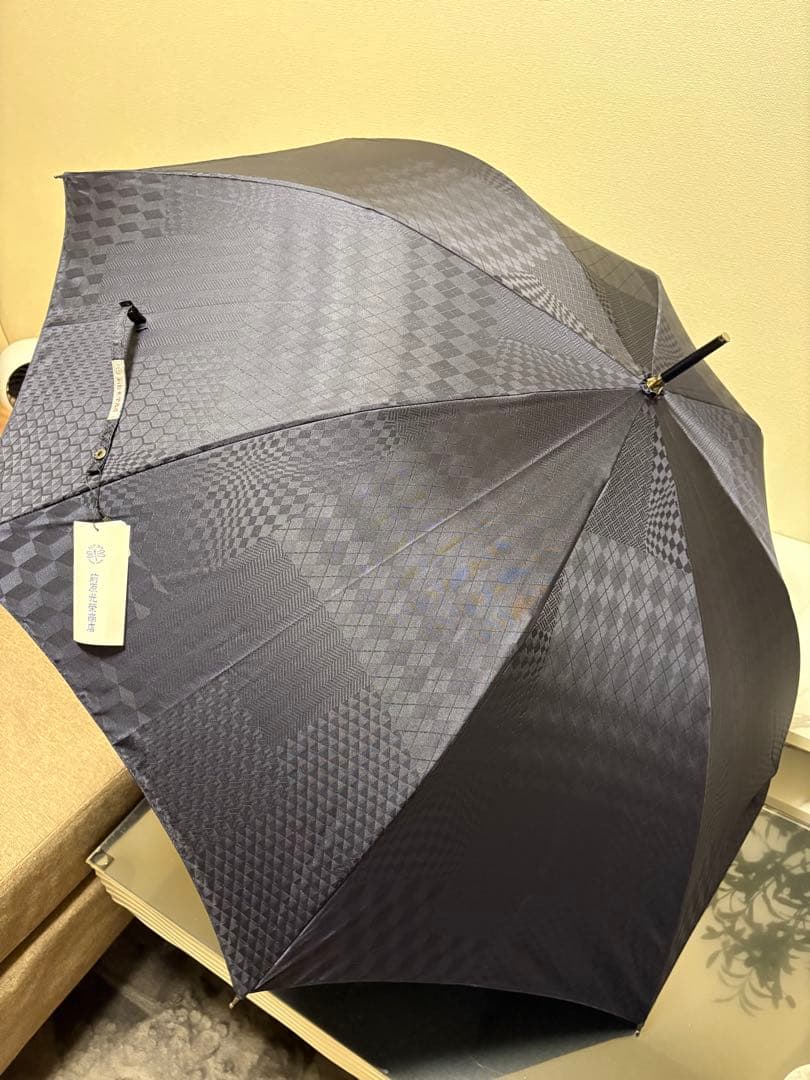 新品未使用　トンボ洋傘前原光榮商店　紳士用　ワンタッチ 親骨65㎝