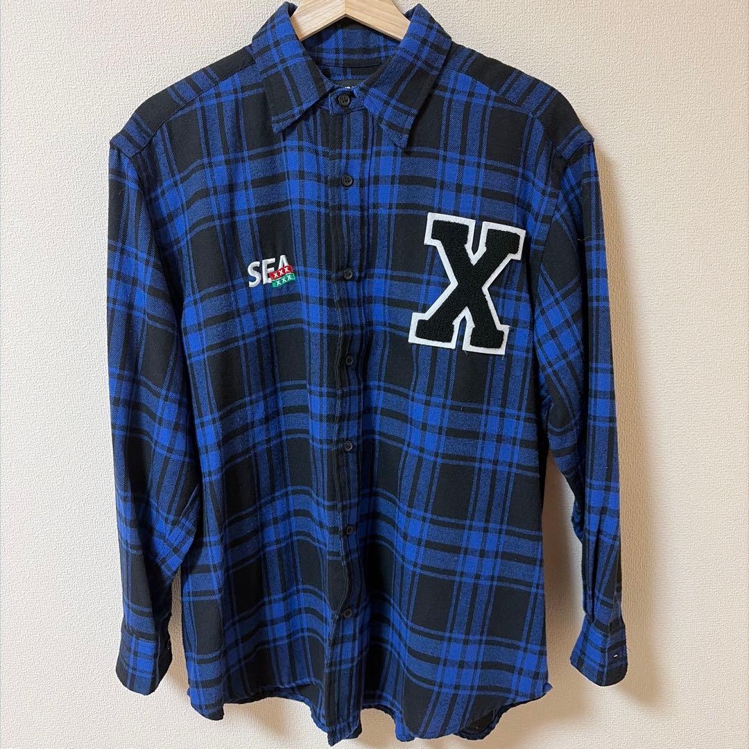 WIND AND SEA/GOD SELECTION XXX チェックシャツ - メルカリ