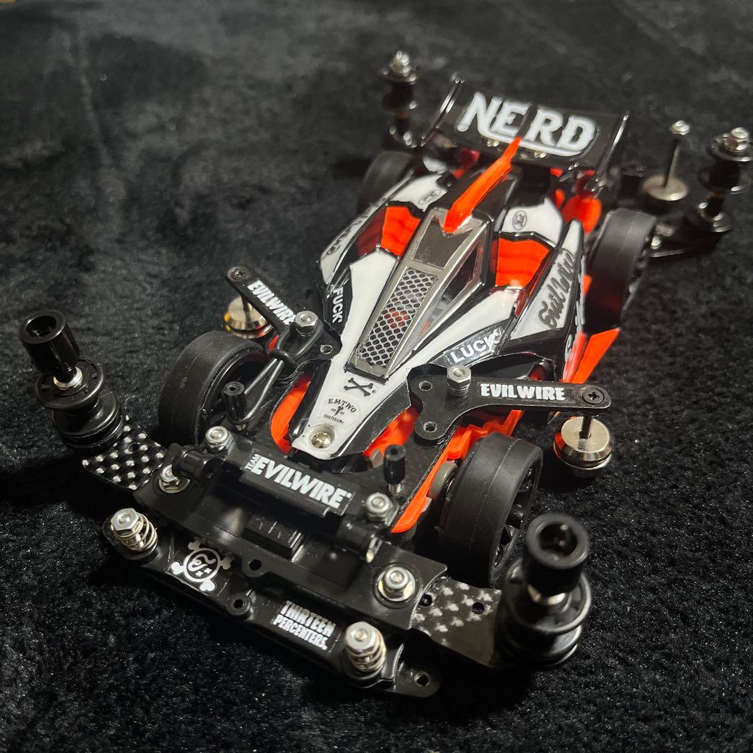 ミニ四駆 ストッククラスマシン アバンテmk2（提灯仕様）EVILWIRE