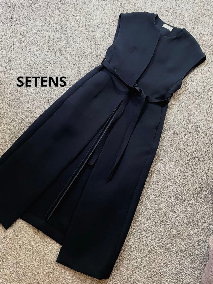 niuya　SETENS セテンス　ロングジレ　ベスト　アウター　コート