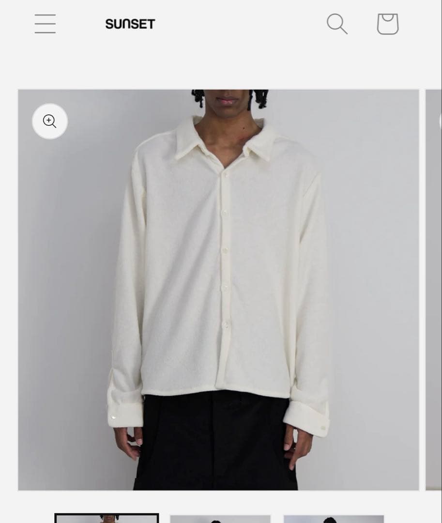 SUNSET 傑　BOUCLE WOOL SHIRTS