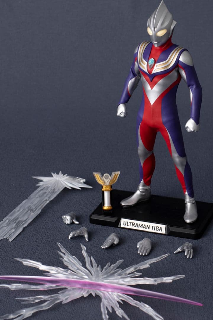 新品 alphamax 絶動究体 ウルトラマンティガ マルチタイプ
