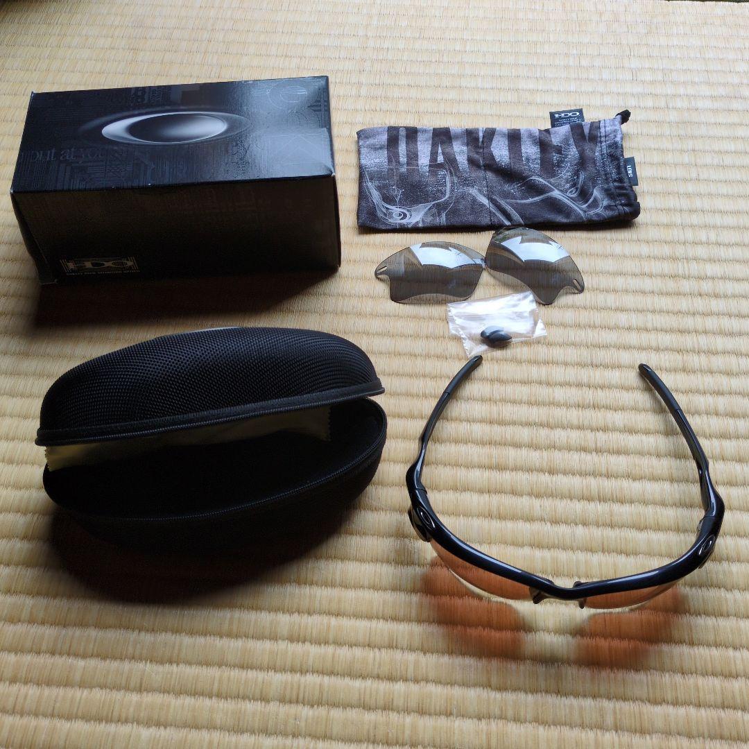 Oakley スポーツサングラス ブラウンレンズ