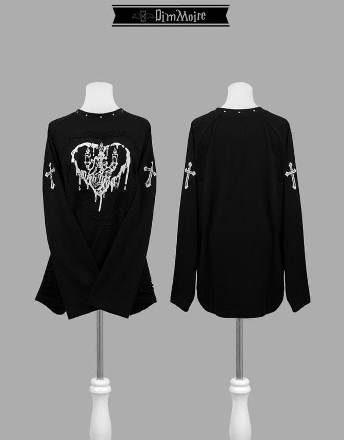 DimMoire【ディムモアール】Bloody Altar ロンT/Black - メルカリ