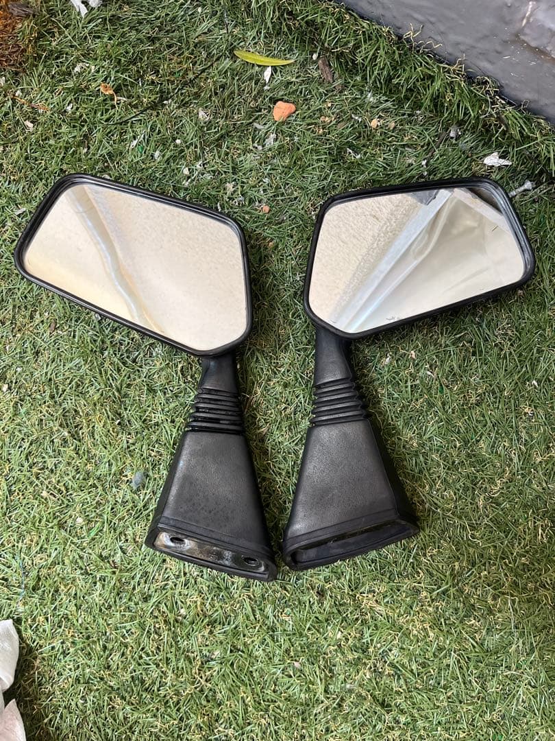 ホンダ　フュージョン純正　バイクミラー 角型 ブラック 2個セット