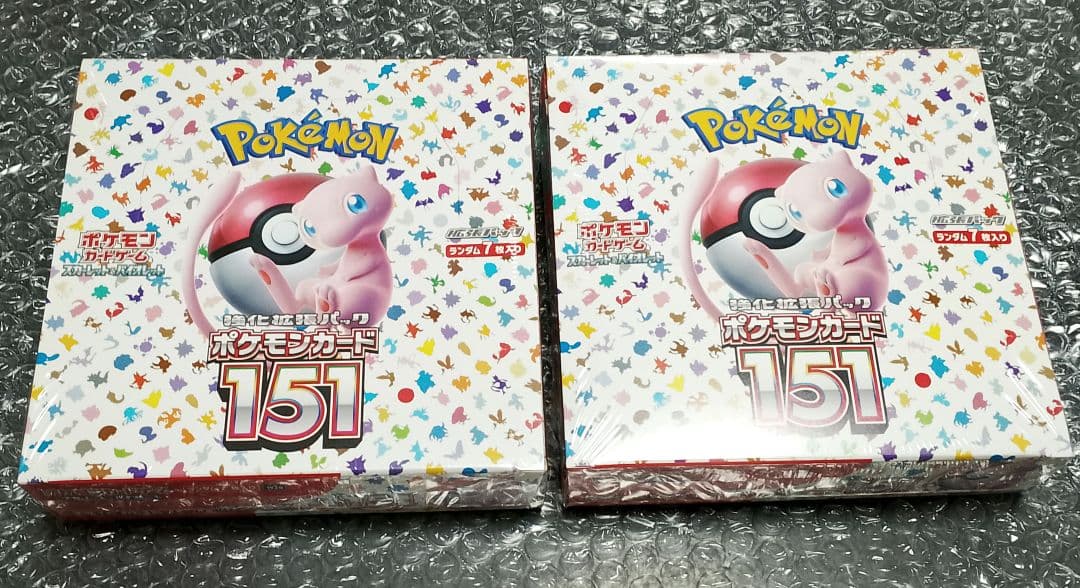 ポケモンカード 151 未開封 シュリンク付き 2BOX ポケカ