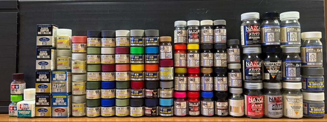 プラモデル　塗料セット（クレオス、ガイアノーツ、タミヤ）その他