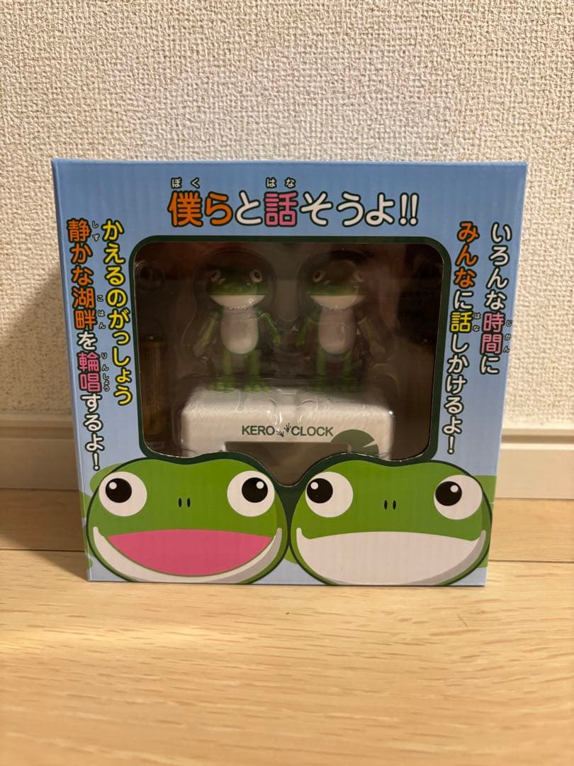 新品未使用品　目覚まし時計 ケロクロック2 ホワイト 8RDA46RH03 目覚まし時計 【ケロクロック2】 白 8RDA46RH03 [デジタル] RHYTHM