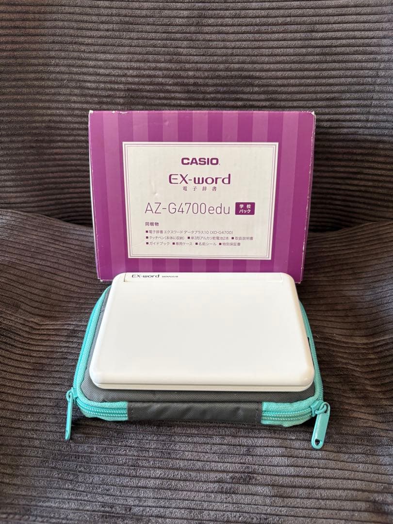 CASIO EX-word 電子辞書 AZ-G4700edu - メルカリ