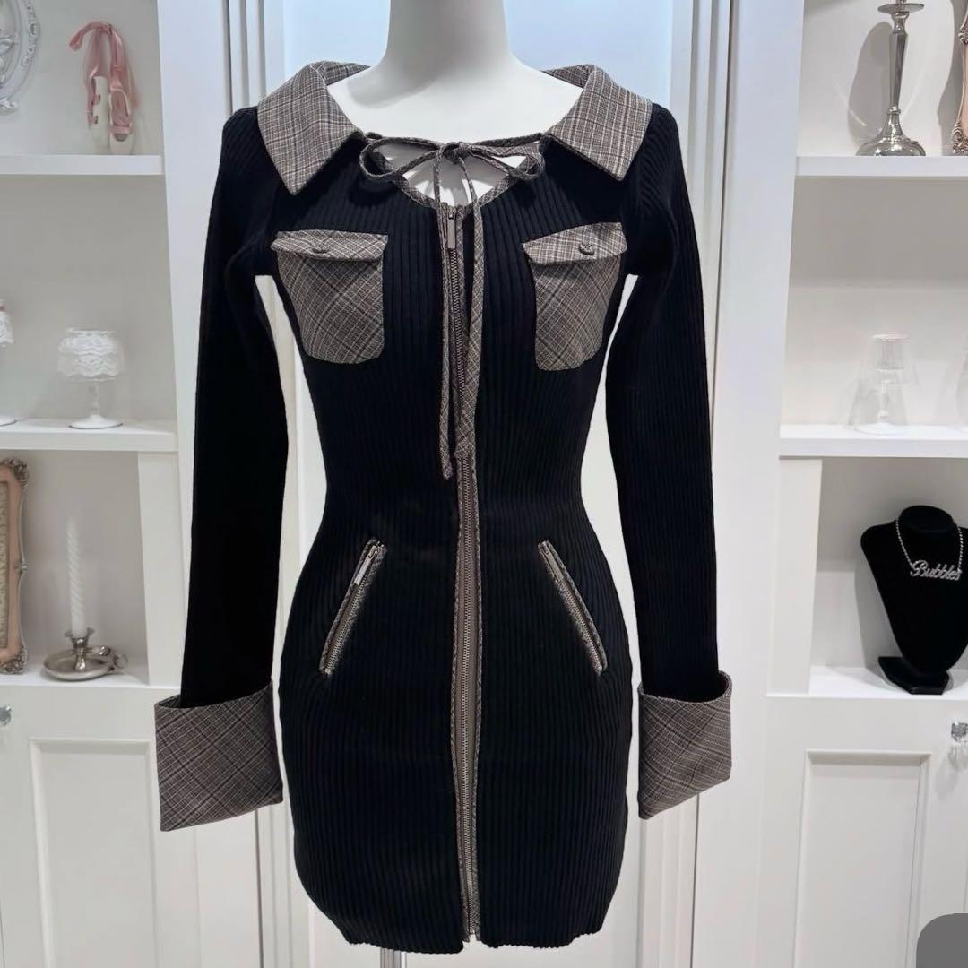 トップス R ボートネックリブニット｜トップス リブ 長袖 シンプル オフィス 高