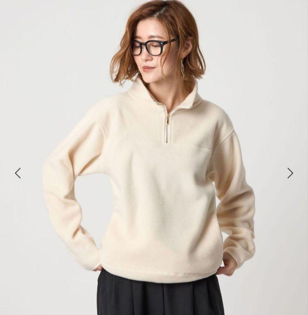 conte　コンテ　フリースジッププルオーバー UNITED ARROWS｜<conte>フリース ジップ プルオーバー | Rakuten