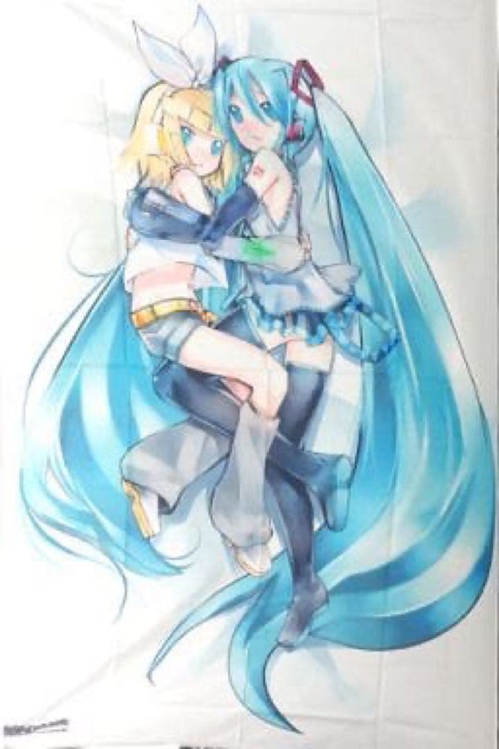 メルヘンBOX 初音ミク&鏡音リン 添い寝超特大シーツ C73 - メルカリ