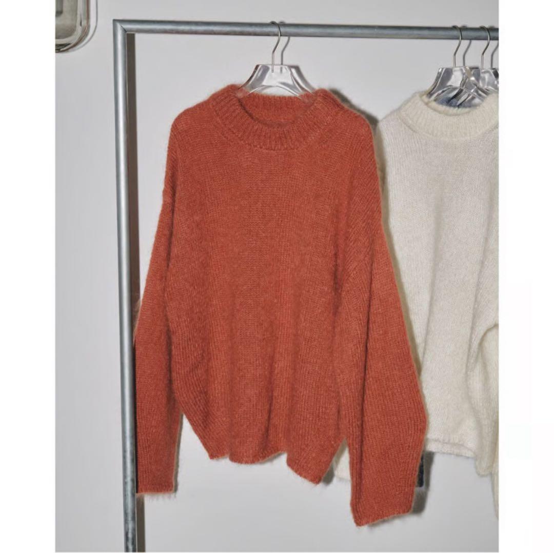 【TODAYFUL】Kid Mohair Knit テラコッタ