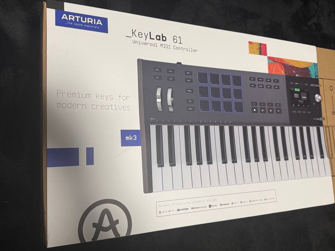 【新型】Arturia KeyLab mk3 61鍵盤 MIDIキーボード