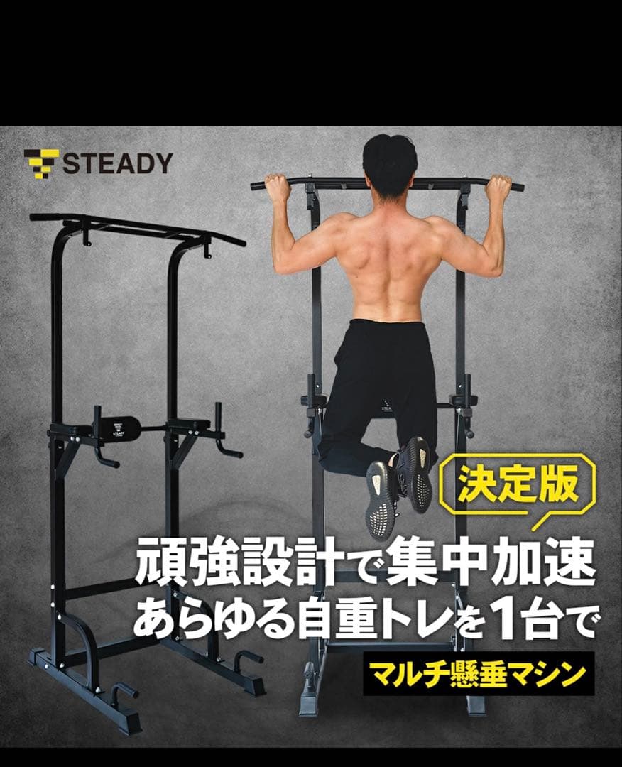 ぶら下がり健康器 耐荷重150kgSTEADY ST115 チンニングスタンド