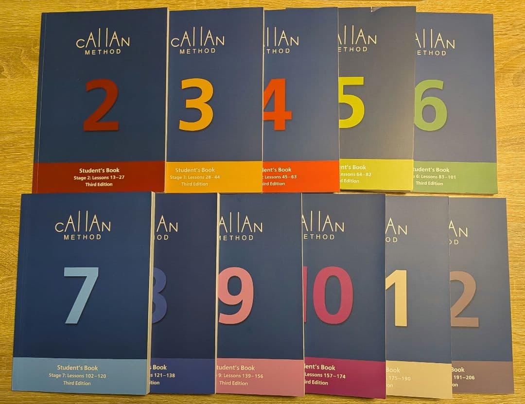 Callan Method 3rd Edition 2-12セット