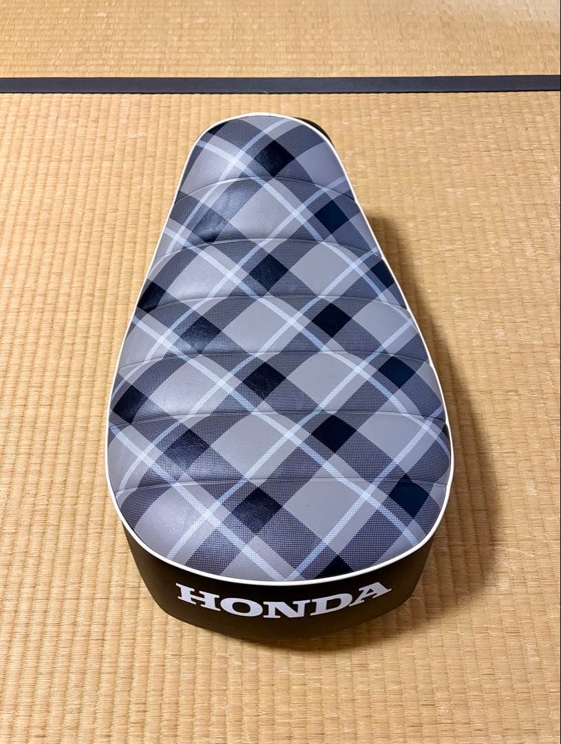 美品】モンキー125 純正 チェック柄 バイクシート - メルカリ