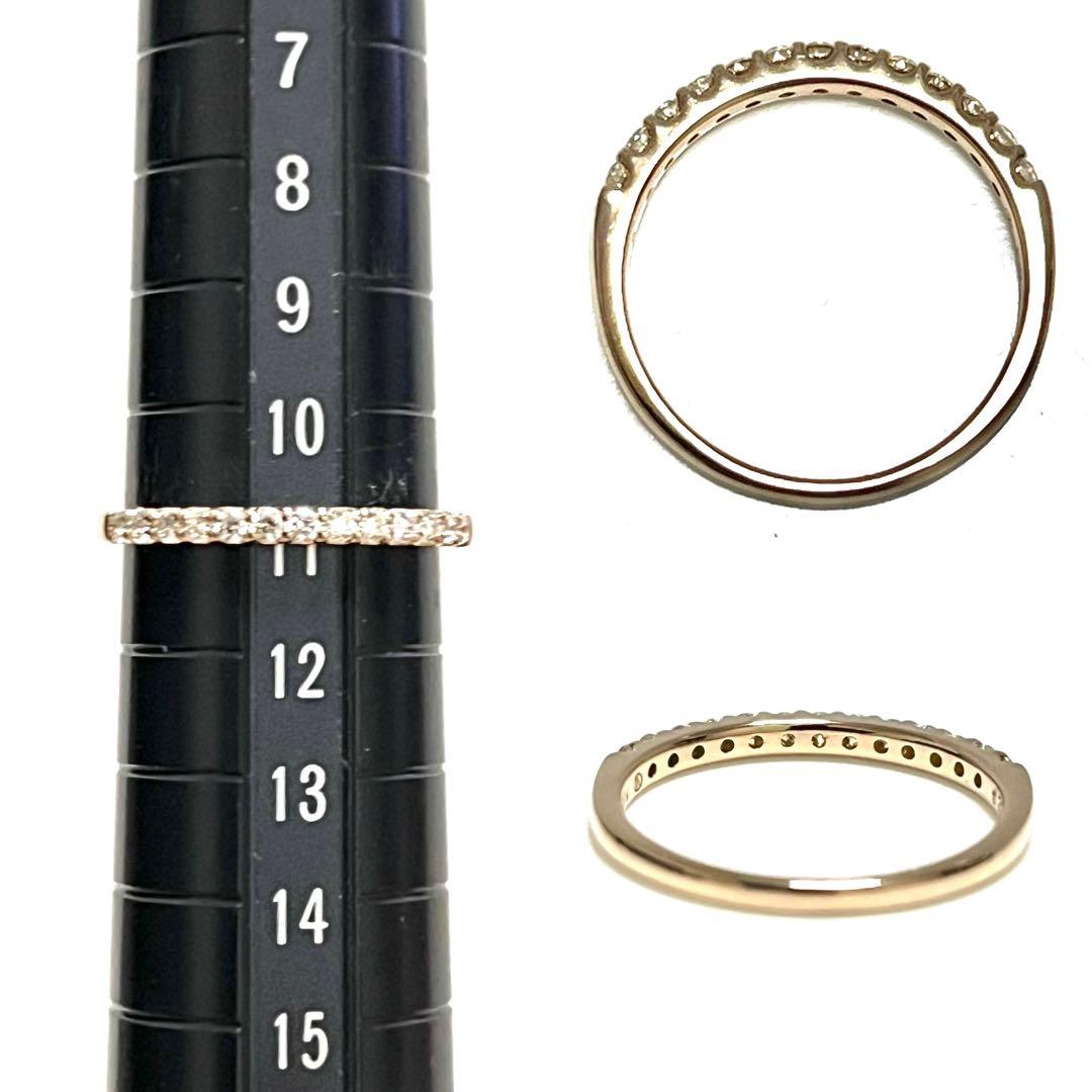 ヴァンドーム青山 K18 ピンクゴールド ハーフエタニティ ダイヤモンド