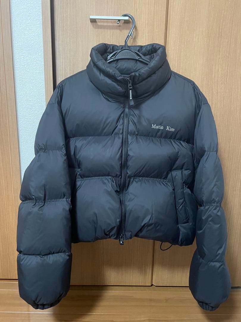 【クリーニング済】 MatinKim ショートダウン ブラック