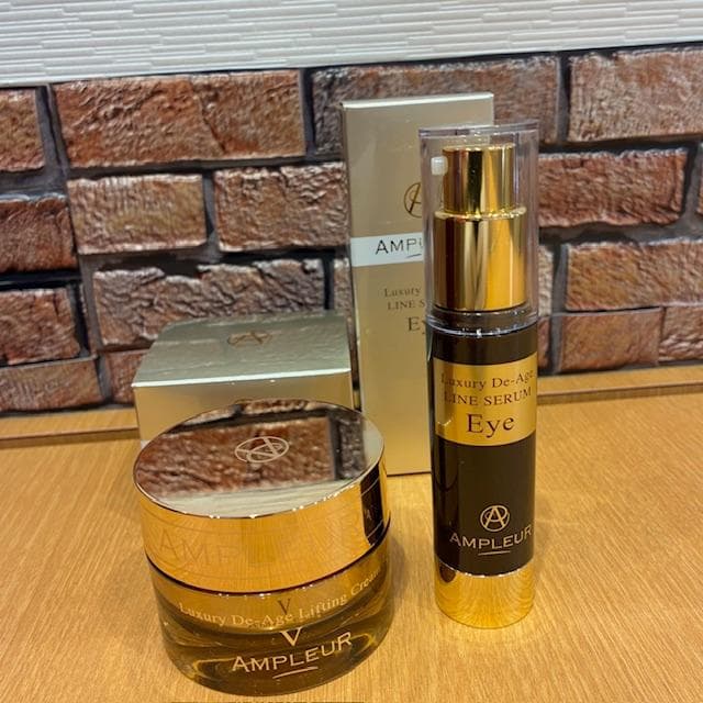 ♪アンプルールラグジュアリーデエイジリフティングクリームV＆ラインセラムアイEX