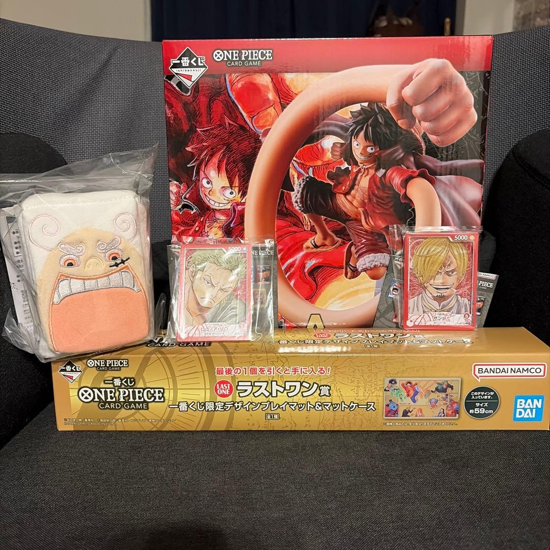 ワンピース 一番くじ ルフィA賞ラストワン賞　E賞マルチケース G賞ゾロ サンジ