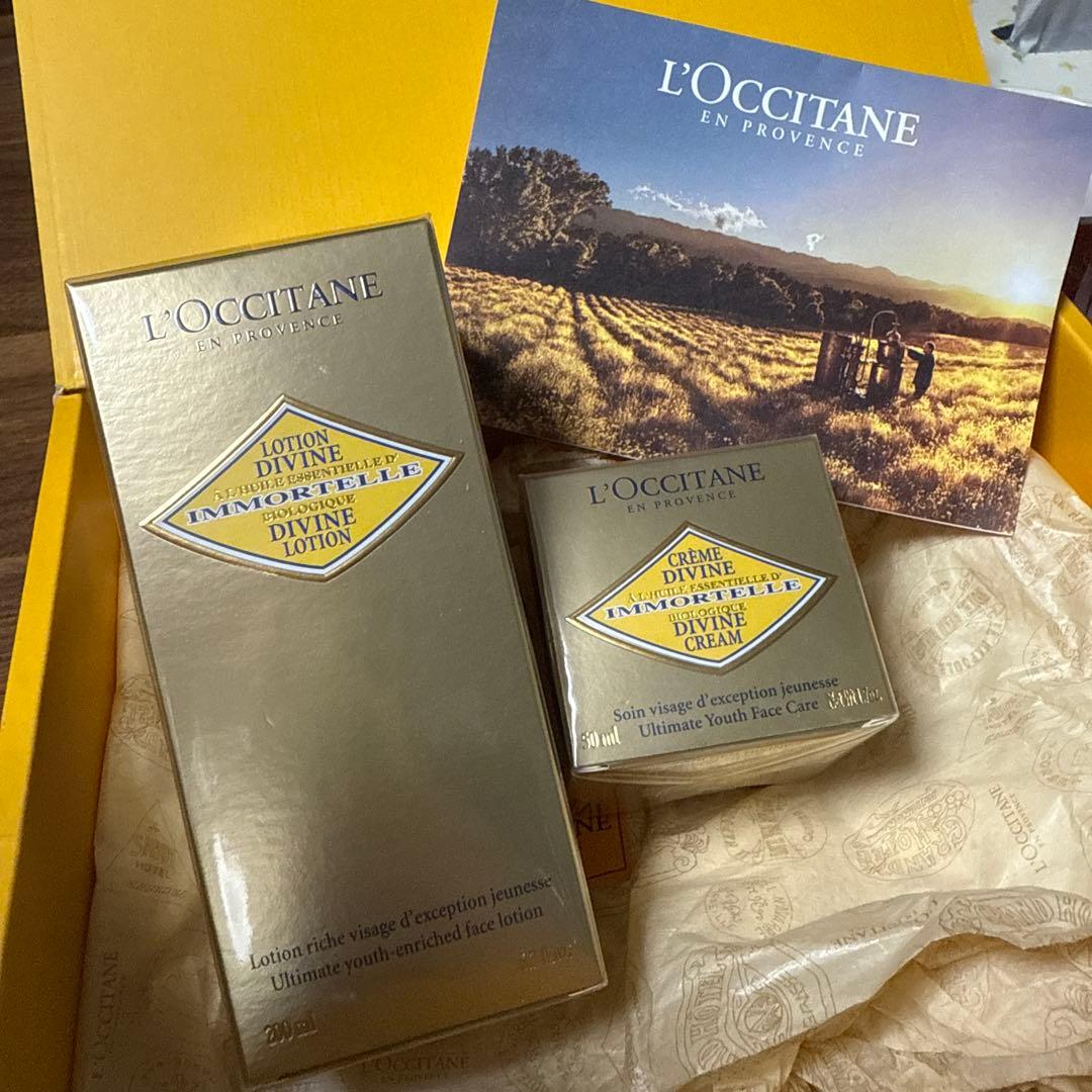 L'OCCITANE ディヴァインローション クリーム