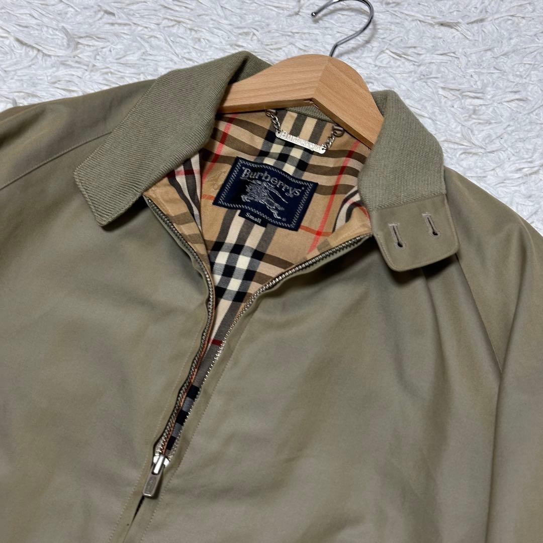 美品 Burberry スウィングトップ 玉虫色 ノバチェック シャドーホース