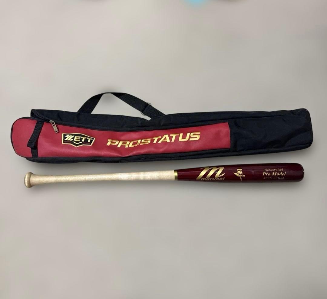 Marucci Pro Model 木製バット&廃盤カラーバットケース - メルカリ