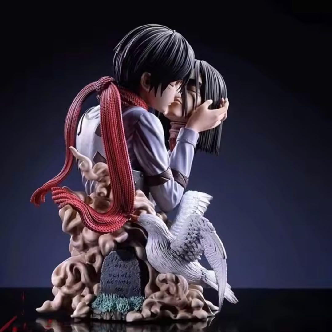 進撃の巨人 エレン ミカサ ガレージキット フィギュア - メルカリ