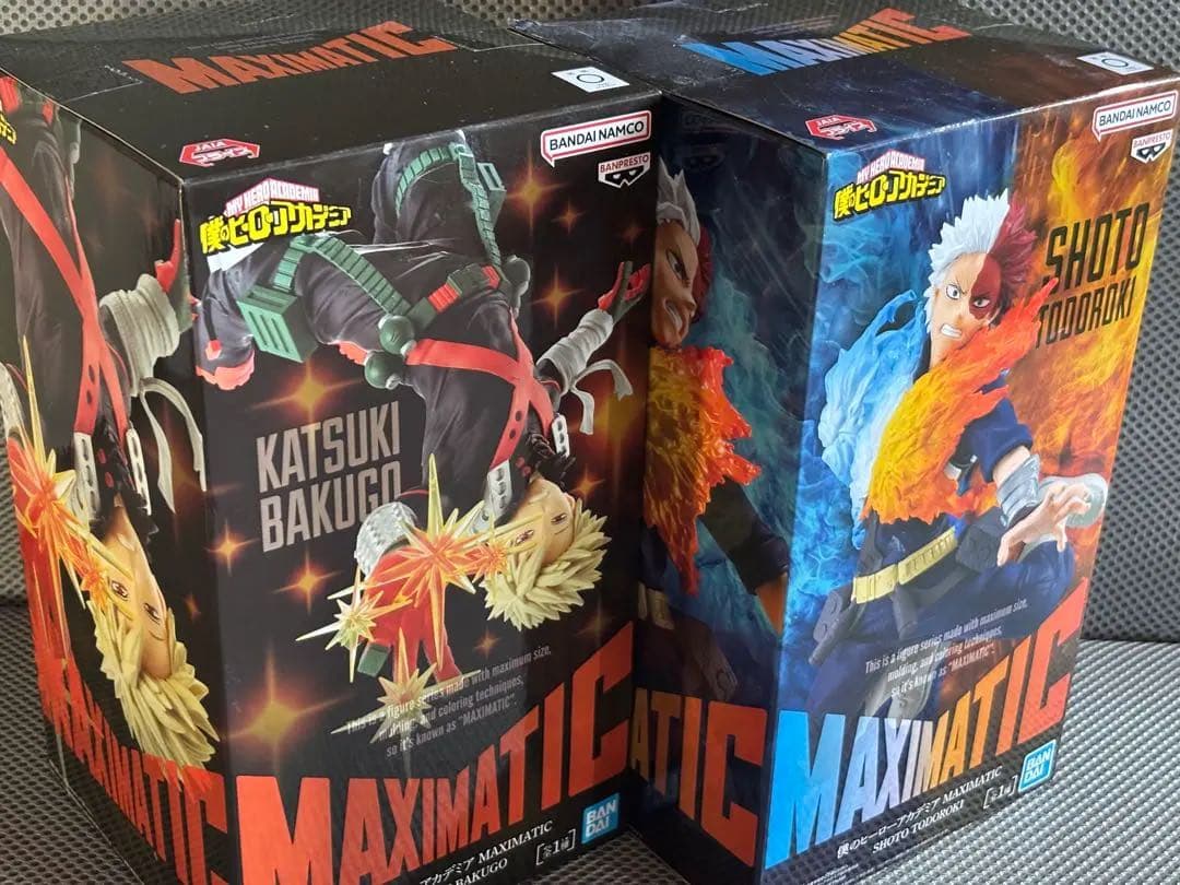僕のヒーローアカデミア MAXIMATIC ①爆豪勝己 ②轟焦凍 渾身の力を振り絞る／ TVアニメ『僕のヒーローアカデミア』から、爆豪
