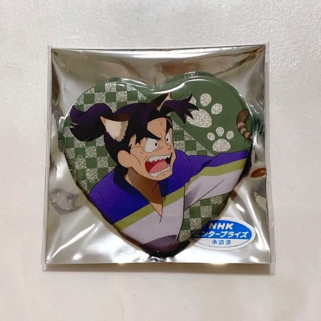 忍たま乱太郎 ナンジャタウン 潮江 文次郎 ハート缶バッジ - メルカリ