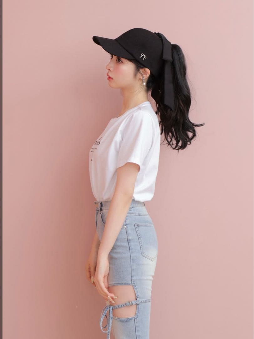 M me eme 3wayリボンキャップ