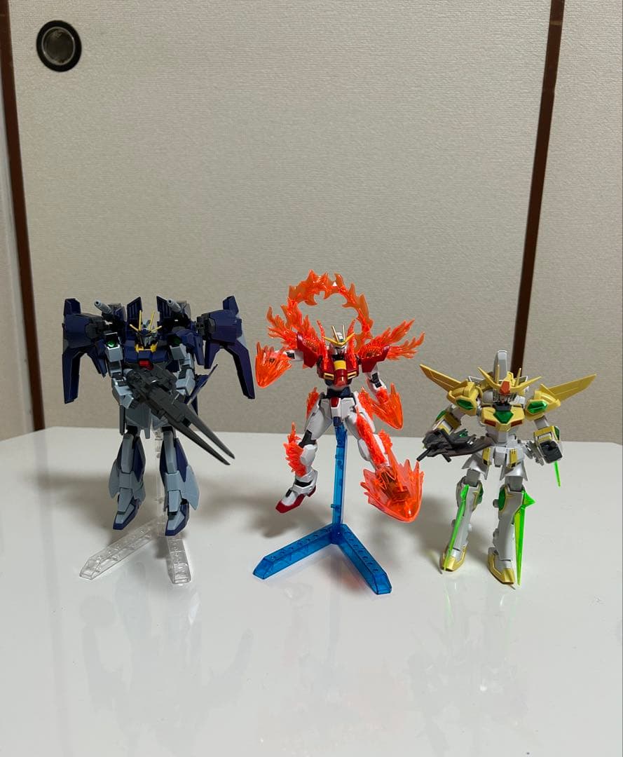 HG トライファイターズ　セット Bandai Hobby Build Fighters Try HGBF Lightning Z Gundam HG 1/144