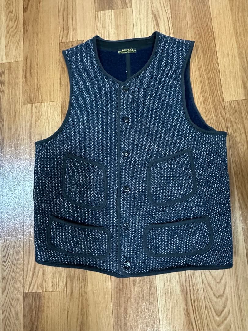 ブラウンビーチジャケット　ベスト　38