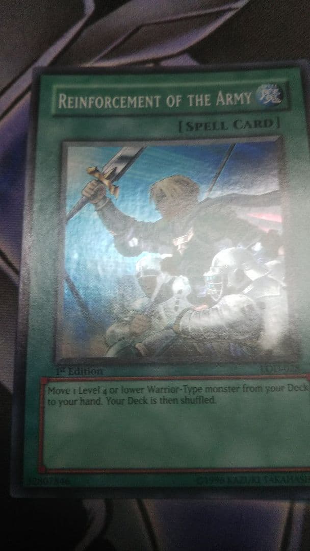 増援 英語アジア 1st スーパー 英語版 LCYW-EN173 Reinforcement of the Army 増援 (スーパーレア