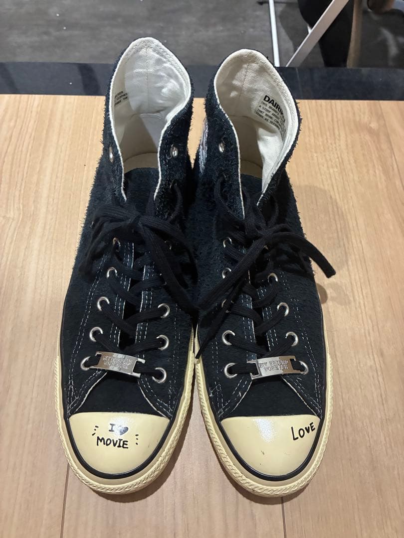 ク*ン様 dairiku✖︎Converseハイカットスニーカー ブラック