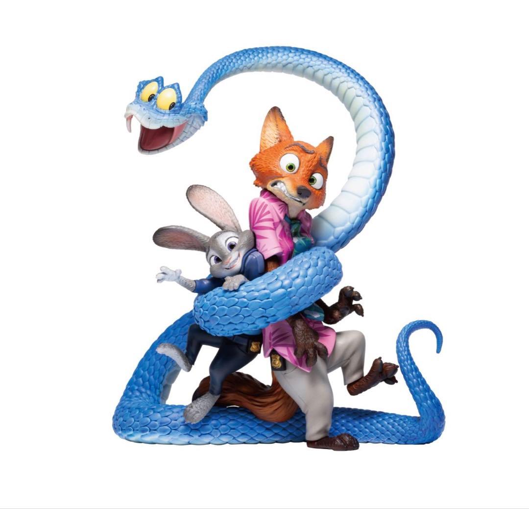 ズートピア2 フィギュア 一番くじ A賞 ニック ジュディ ゲイリー