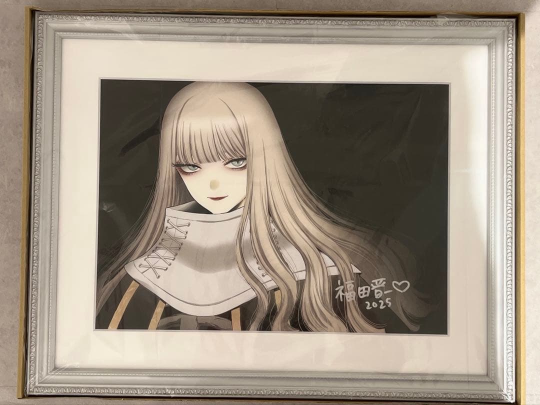 着せ恋展 福田晋一直筆サイン入り 複製原画 ハニエル その着せ替え人形は恋をする