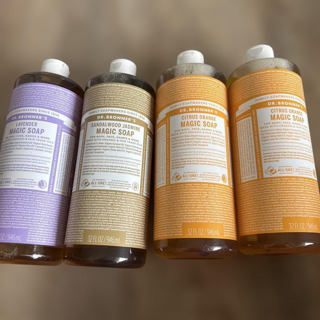 ドクターブロナー マジックソープ　ラベンダーとサンダルウッドとシトラスオレンジ