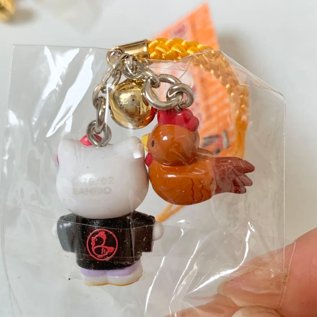 ご当地キティ】根付け ストラップ ファスナーマスコット 4個セット