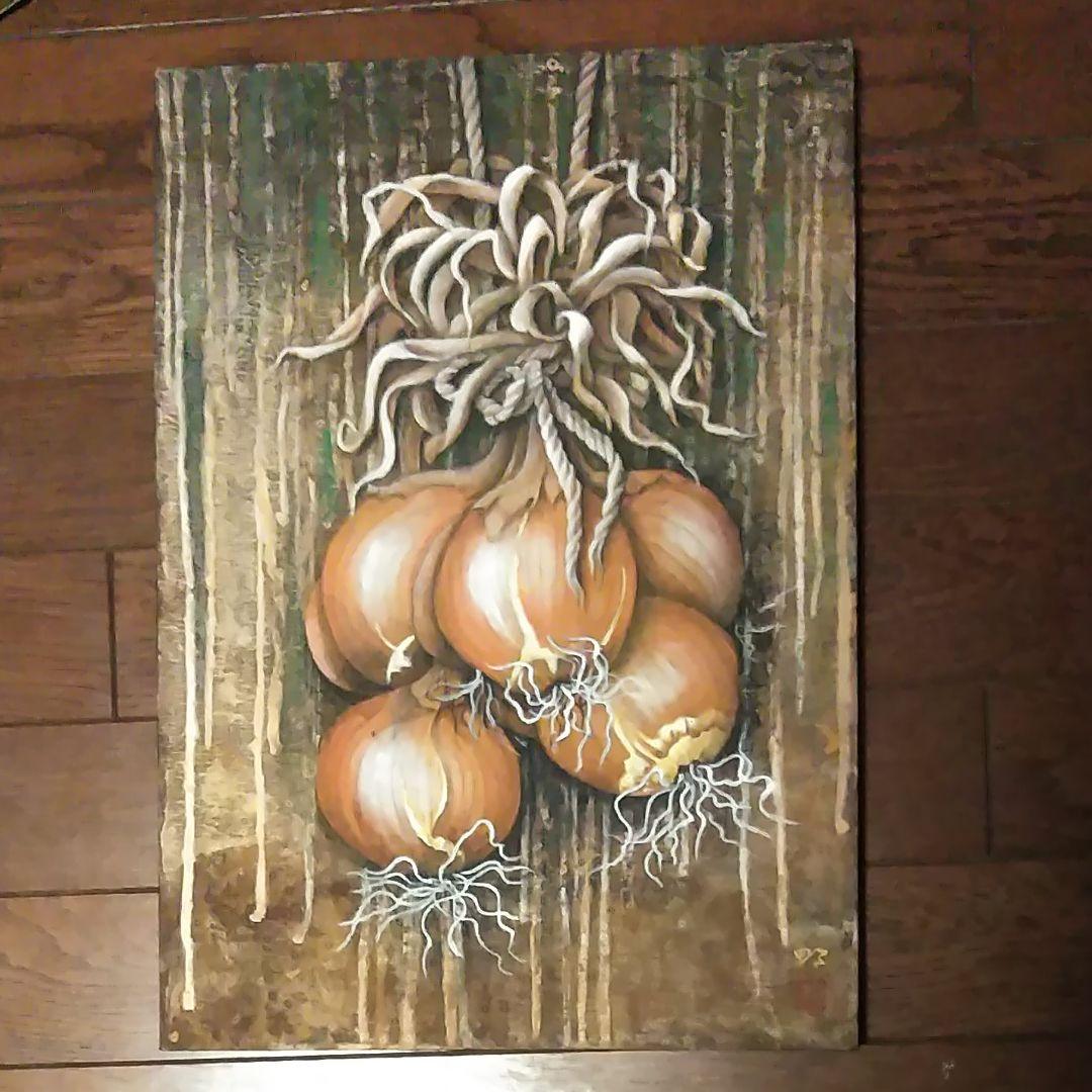 日本画⑤　玉ねぎ