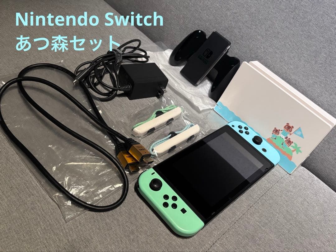 【美品】Nintendo Switch あつまれどうぶつの森セット