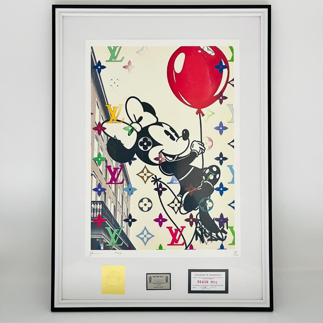DEATH NYC 世界限定100枚アートポスター Minnie × LV - メルカリ