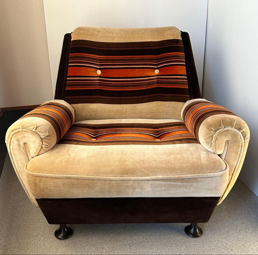 1Pソファ ミッドセンチュリー　昭和レトロ　モダン　ラウンジチェア　ヴィンテージ 1Pソファ ミッドセンチュリー 昭和レトロ モダン ラウンジチェア