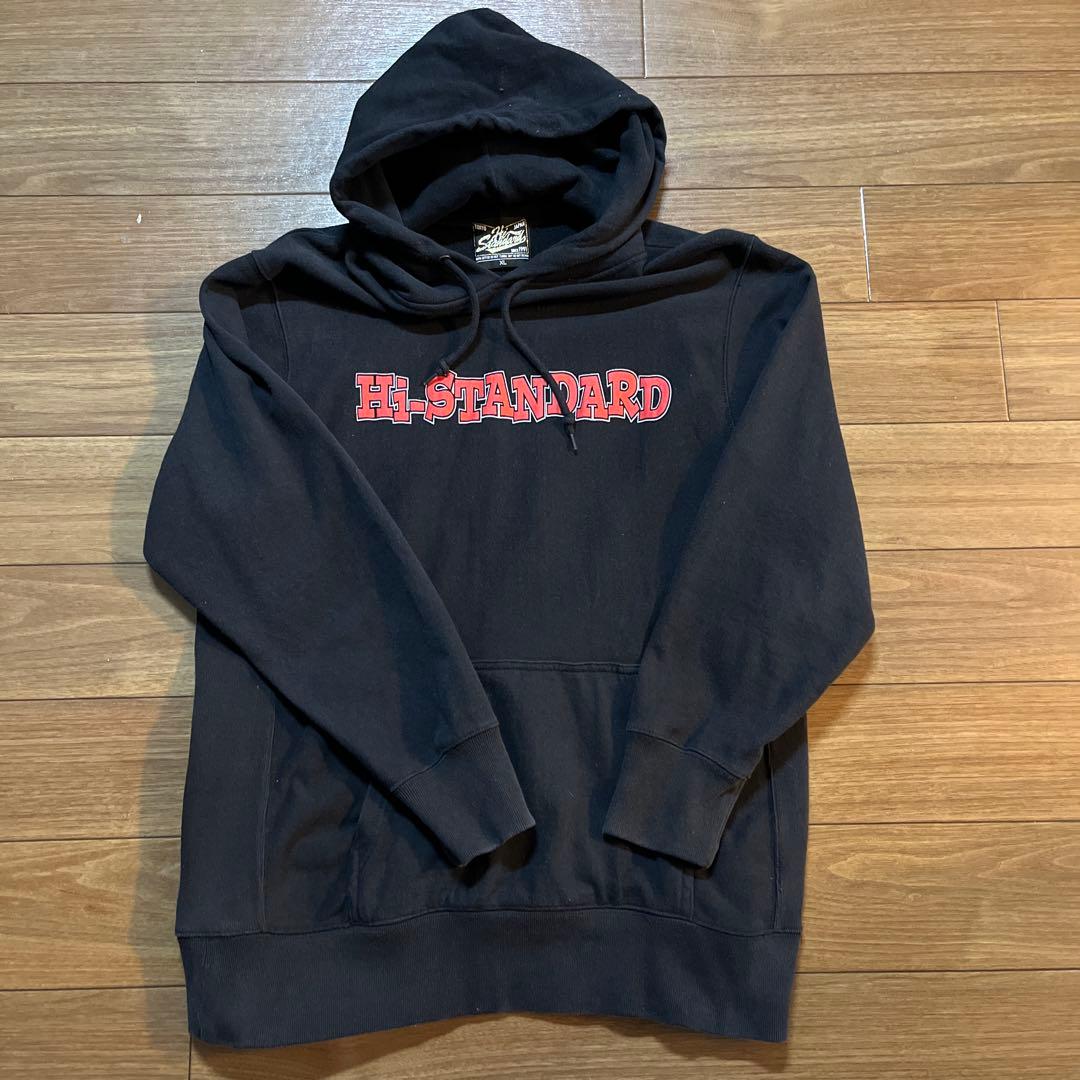 Hi-STANDARD FAT パーカー ハイスタンダード XL 黒 - メルカリ